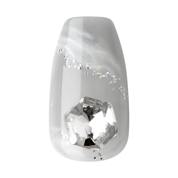 Kiss imPRESS Premium Pure Fit Coffin Metallic Rhinestones 88762 - Picture 4 of 8